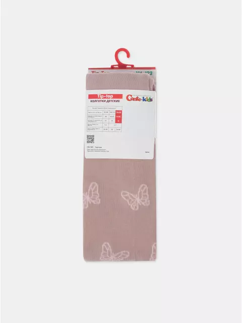 Колготки детские tip-top 678 пепельно-розовый, 4С-04СП, 116-122 (18), CONTE-KIDS,  - 5