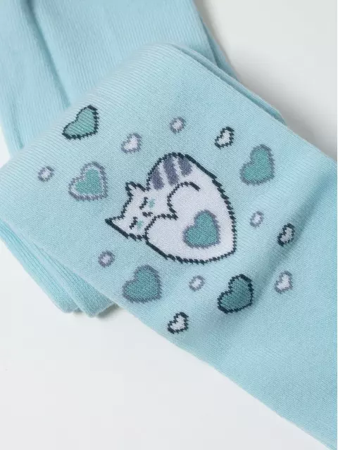 Колготки детские tip-top 679 бледно-бирюзовый, 4С-04СП, 116-122 (18), CONTE-KIDS,  - 3