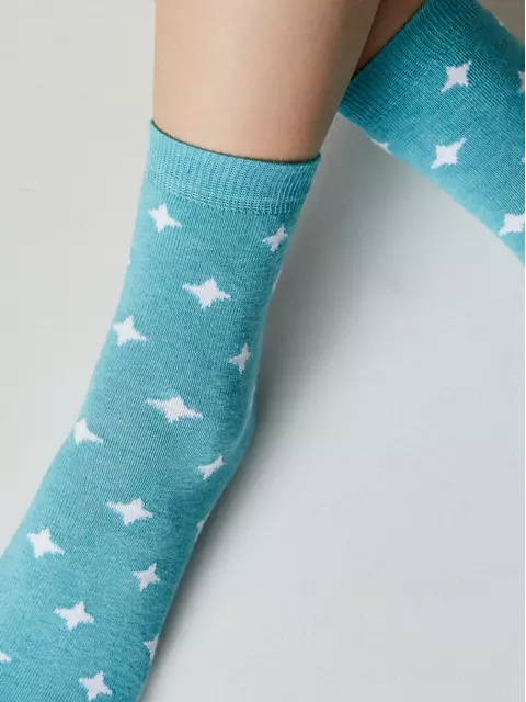 Носки женские esli basic 591 бирюза, 21С-78СПЕ, 36-39 (23-25), ESLI,  - 2