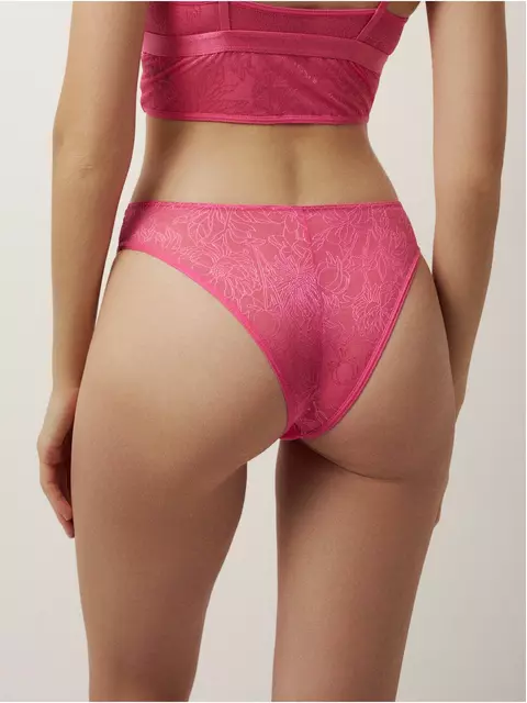 Трусы женские floral tattoo lbr 2874 barbie pink, 23С-2911ТСП, 90/XS, CONTE ELEGANT,  - 2