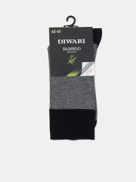 Носки мужские diwari bamboo 205 черный, 7С-94СП, 43-43 (27), DIWARI,  - 5