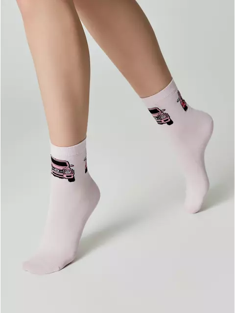 Носки женские happy 604 светло-розовый, 17С-21СП, 36-39 (23-25), CONTE ELEGANT,  - 3