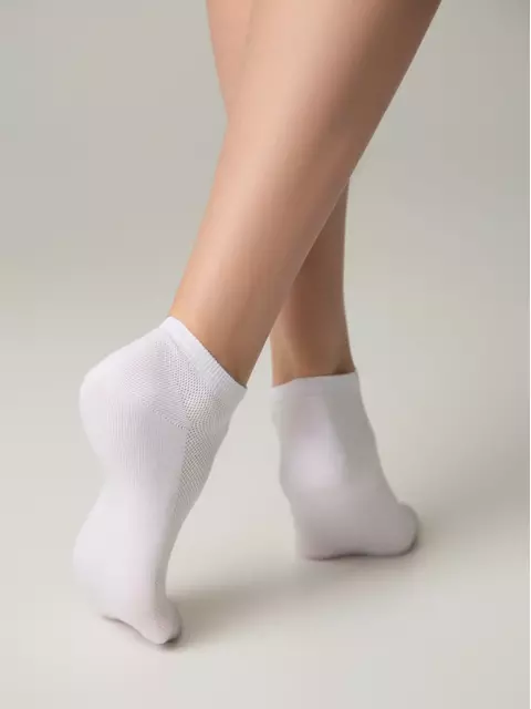 Короткие спортивные носки active 484 белый, 19С-183СП, 36-38 (23-25), CONTE ELEGANT,  - 4