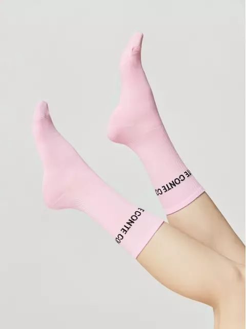 Длинные женские носки active 619 светло-розовый, 20С-20СП, 36-38 (23-25), CONTE ELEGANT,  - 4