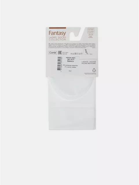 Матовые носки с сияющей термоаппликацией perfectly fantasy bianco, 24С-5СП, 36-38 (23-25), CONTE ELEGANT,  - 8