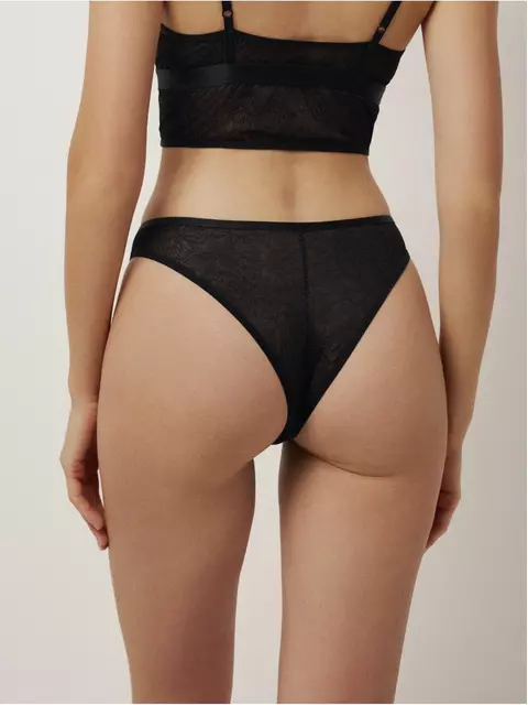 Трусы женские floral tattoo lbr 2872 black, 23С-2909ТСП, 90/XS, CONTE ELEGANT,  - 2