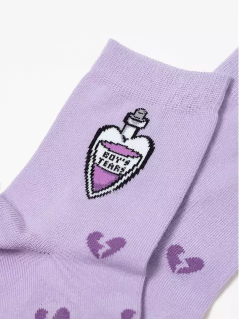 Носки женские happy 606 сиреневый, 17С-21СП, 36-39 (23-25), CONTE ELEGANT,  - 7