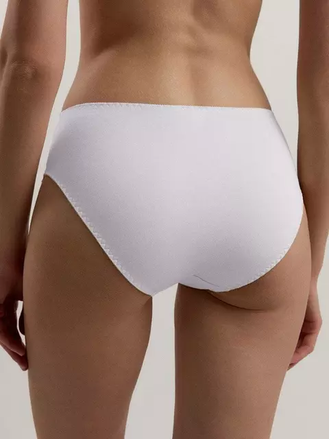 Трусы женские "слип" со средней линии талии aura rp3180 белый, 23С-0047КСП, 114/3XL, CONTE ELEGANT,  - 2