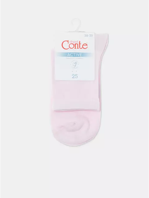 Носки женские хлопковые active 599 светло-розовый, 24С-11СП, 36-38 (23-25), CONTE ELEGANT,  - 9