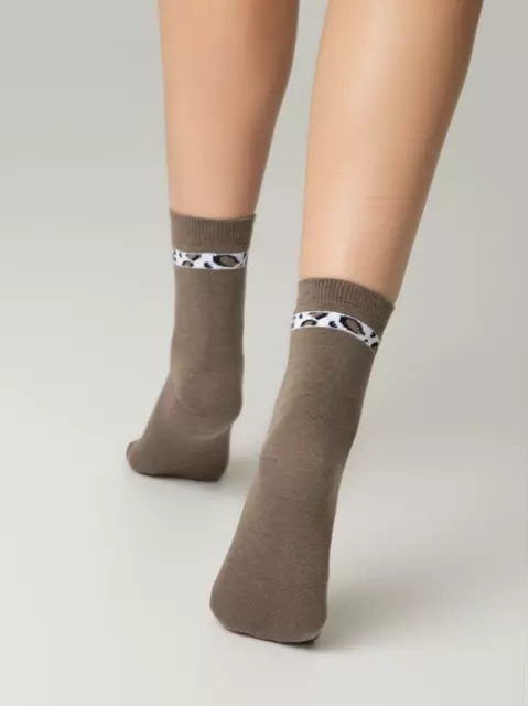 Носки женские esli basic 597 хаки, 21С-78СПЕ, 36-39 (23-25), ESLI,  - 3