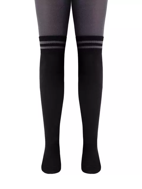 Колготки подростковые tip-top 685 темно-серый, 23С-153СП, 140-146 (22), CONTE-KIDS,  - 2