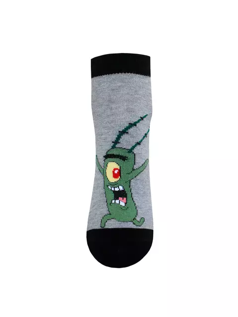 Носки женские spongebob 1146 (укороченные) 449 серый меланж, 21С1146, 36-37 (23), БРЕСТСКИЕ,  - 4