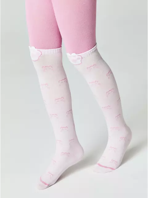 Колготки детские tip-top (мордашки) 691 розовый, 17С-60СП, 80-86 (14), CONTE-KIDS,  - 2