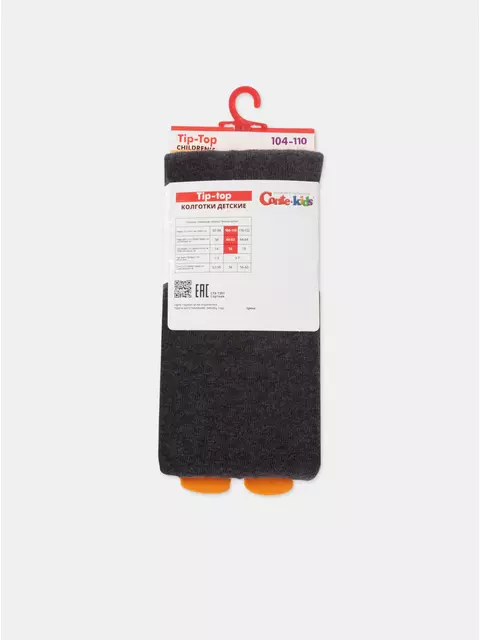 Колготки детские tip-top (мордашки) 687 оранжевый, 17С-60СП, 80-86 (14), CONTE-KIDS,  - 12