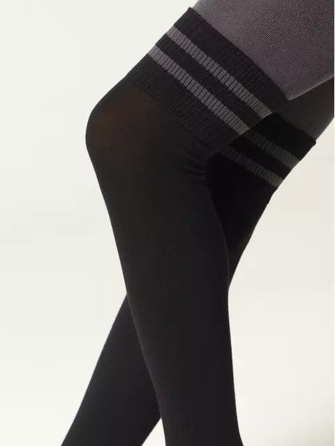 Колготки подростковые tip-top 685 темно-серый, 23С-153СП, 140-146 (22), CONTE-KIDS,  - 4