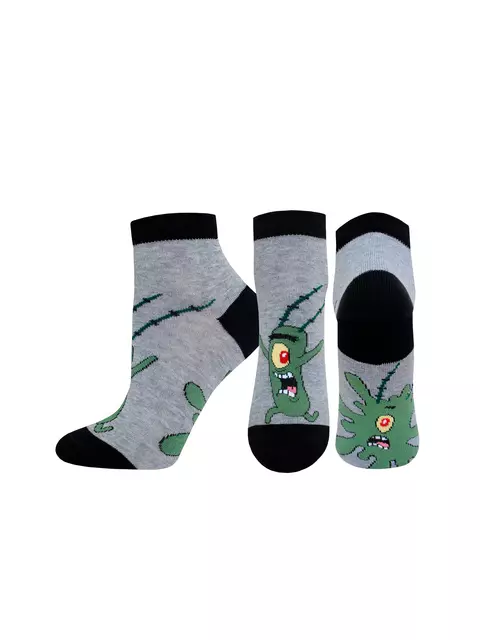 Носки женские spongebob 1146 (укороченные) 449 серый меланж, 21С1146, 36-37 (23), БРЕСТСКИЕ,  - 6