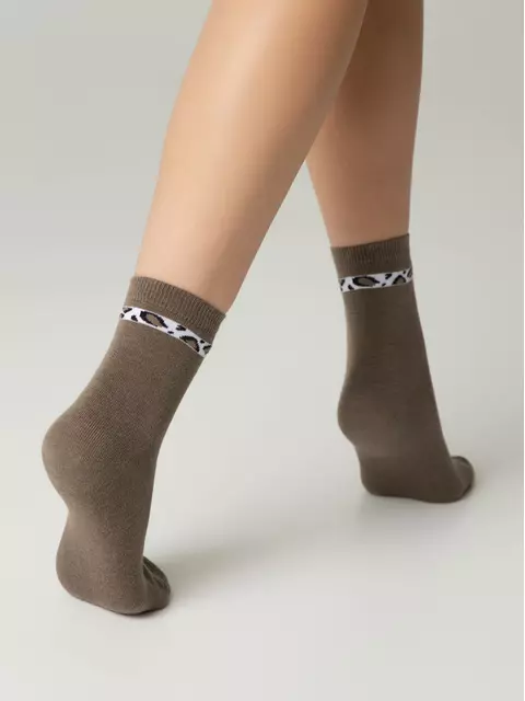 Носки женские esli basic 597 хаки, 21С-78СПЕ, 36-39 (23-25), ESLI,  - 4