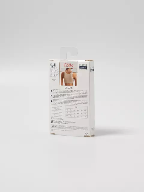 Топ женский basic collection lt 5018 black, 23С-2967ТСП, 170-88/S, CONTE ELEGANT,  - 4