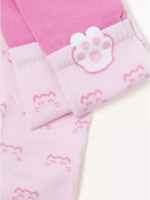 Колготки детские tip-top (мордашки) 691 розовый, 17С-60СП, 80-86 (14), CONTE-KIDS,  - 7