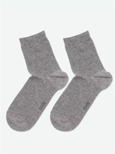 Женские носки из хлопка 3dsocks 000 серый меланж, 24С-2СП, 36-38 (23-25), CONTE ELEGANT,  - 5
