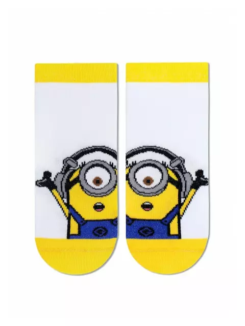 Носки детские minions брестские 3095 (укороченные) 704 белый, 20С3095, 23-24, БРЕСТСКИЕ,  - 1