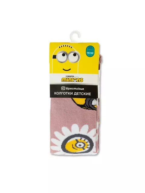 Колготки детские minions брестские 3281 (рисунок) 278 серо-розовый, 20С3281, 116-122 (18), БРЕСТСКИЕ,  - 2