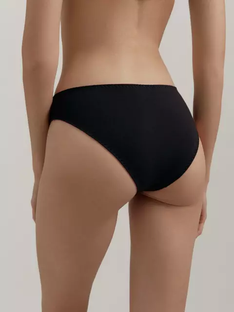 Трусы женские «бикини» из хлопка basic collection lb 2002.12 black pink, 22С-2304ТСП, 102/L, CONTE ELEGANT,  - 2