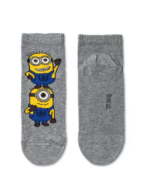Носки женские minions (укороченные) 307 серый меланж, 20С1125, 38-39 (25), БРЕСТСКИЕ,  - 2