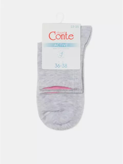 Носки женские active 599 светло-серый, 24С-11СП, 39-41 (25-27), CONTE ELEGANT,  - 7