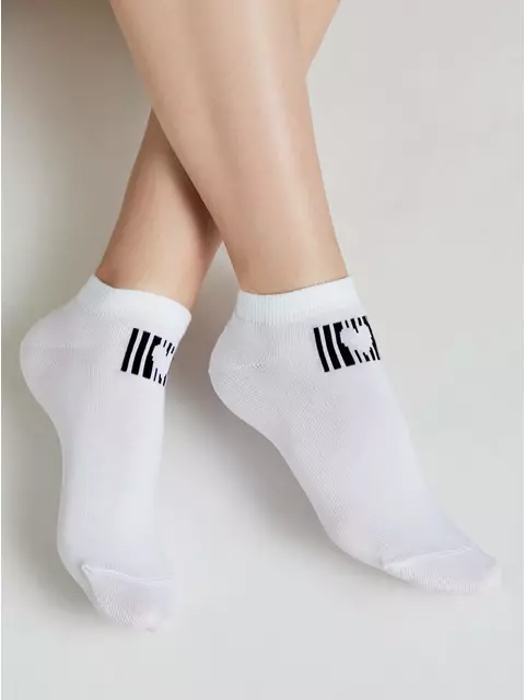 Короткие женские носки active esli 584 белый, 22С-42СПЕ, 36-37 (23), ESLI,  - 5