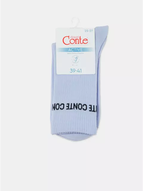 ​удлиненные женские носки active 619 бледно-фиолетовый, 20С-20СП, 36-38 (23-25), CONTE ELEGANT,  - 6