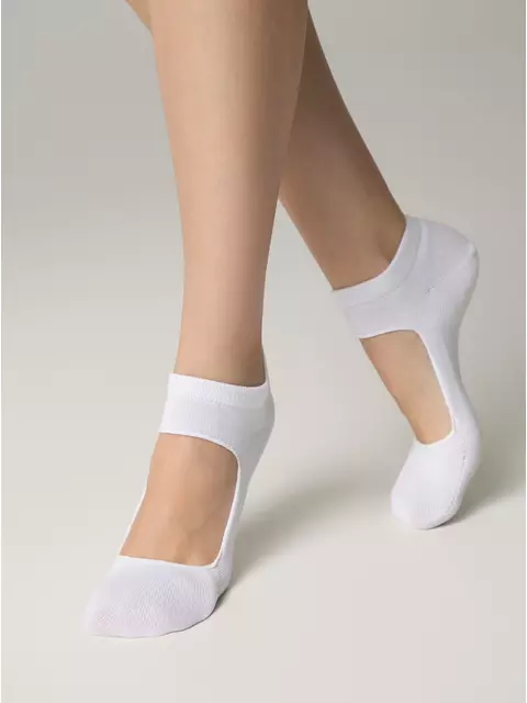 Короткие женские хлопковые носки active 256 белый, 20С-175СП, 36-37 (23), CONTE ELEGANT,  - 5