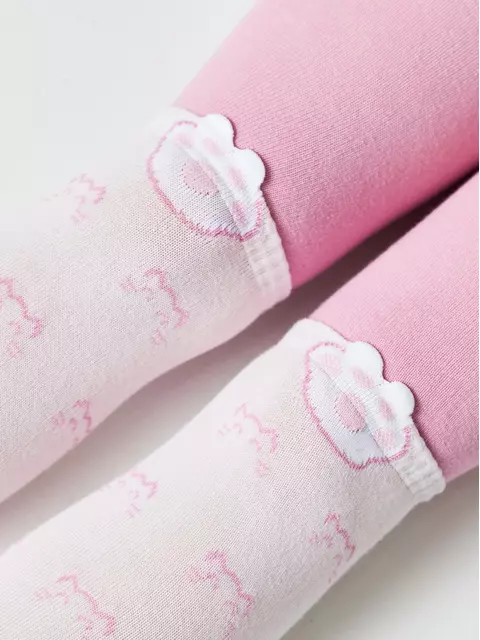 Колготки детские tip-top (мордашки) 691 розовый, 17С-60СП, 80-86 (14), CONTE-KIDS,  - 4