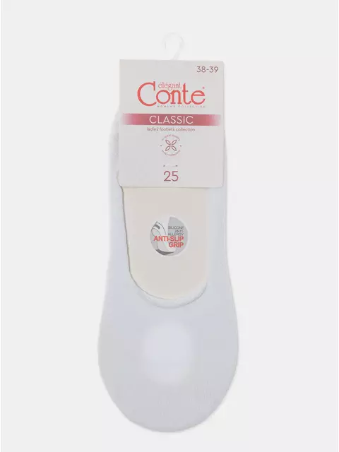 Подследники женские хлопковые conte classic 000 белый, 16С-12СП, 39-41 (25-27), CONTE ELEGANT,  - 6