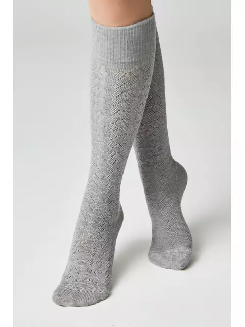 Гольфы женские хлопковые classic 010 серый, 23С-152СП, 36-39 (23-25), CONTE ELEGANT,  - 2