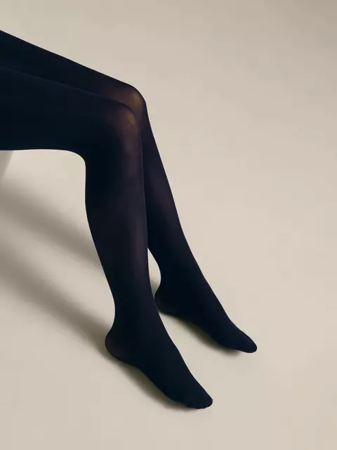 Колготки детские нарядные conte velour 60 marino, 21С-113СП, 104-110, CONTE ELEGANT,  - 3