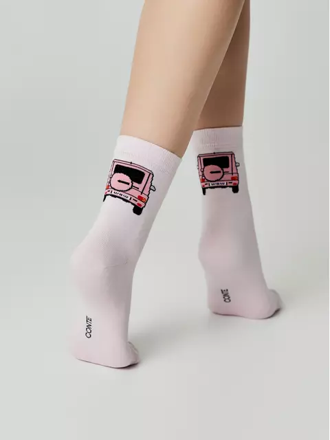 Носки женские happy 604 светло-розовый, 17С-21СП, 36-39 (23-25), CONTE ELEGANT,  - 2