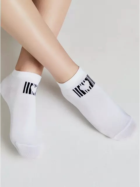 Короткие женские носки active esli 584 белый, 22С-42СПЕ, 36-37 (23), ESLI,  - 4