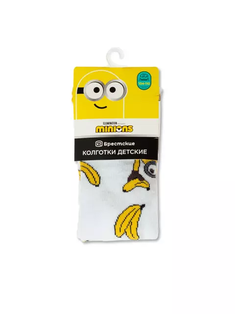 Колготки детские minions брестские 3281 (рисунок) 276 белый, 20С3281, 104-110 (16), БРЕСТСКИЕ,  - 2