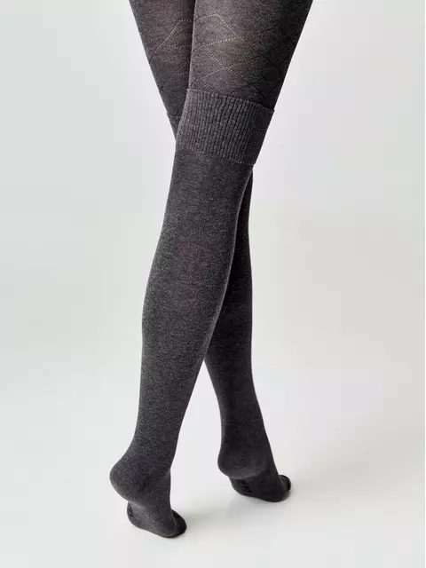 Колготки подростковые conte-kids tip-top 682 темно-серый, 23С-153СП, 140-146 (22), CONTE-KIDS,  - 2