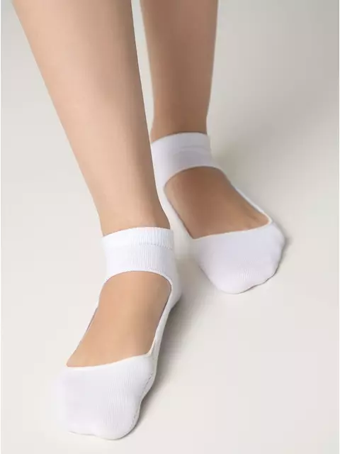 Короткие женские хлопковые носки active 256 белый, 20С-175СП, 36-37 (23), CONTE ELEGANT,  - 3