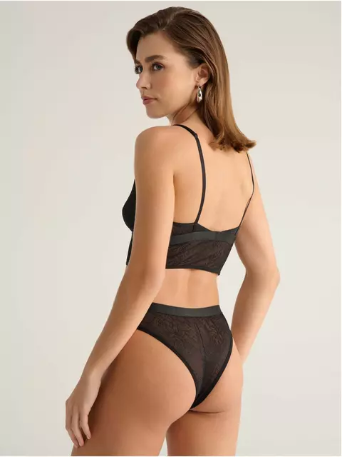 Бюстье женское conte floral tattoo lbe 2870 black, 23С-2907ТСП, 170-100/XL, CONTE ELEGANT,  - 2