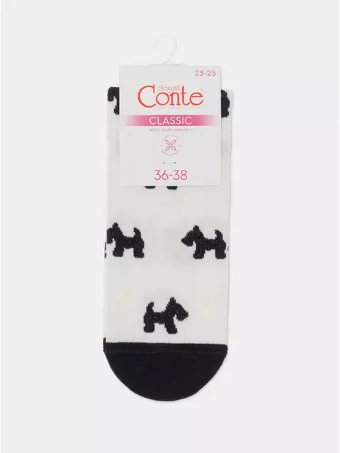 Носки женские conte classic 587 молочный, 7С-22СП, 36-38 (23-25), CONTE ELEGANT,  - 9