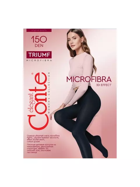Колготки женские conte triumf 150 nero, , 3, CONTE ELEGANT, - 1