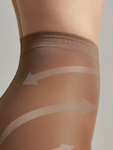 Колготки с утягивающими шортиками conte control 20 mocca, 8С-75СП, 2, CONTE ELEGANT,  - 4