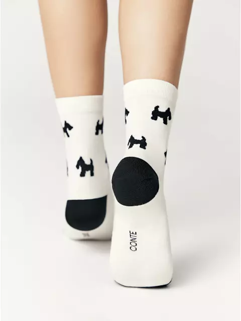 Носки женские conte classic 587 молочный, 7С-22СП, 36-38 (23-25), CONTE ELEGANT,  - 5