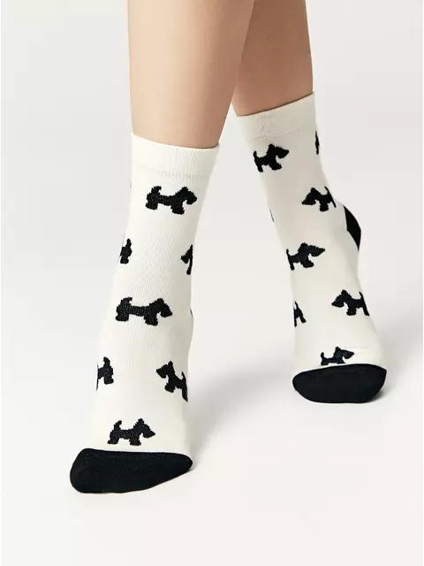 Носки женские conte classic 587 молочный, 7С-22СП, 36-38 (23-25), CONTE ELEGANT,  - 2