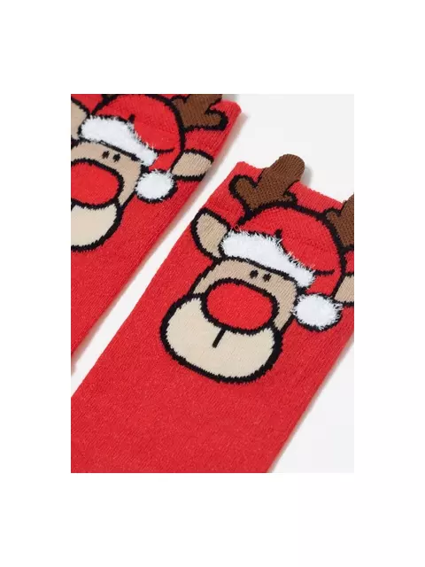 Мужские новогодние носки diwari new year 629 красный, 19С-90СП, 42-45 (27-29), DIWARI,  - 5