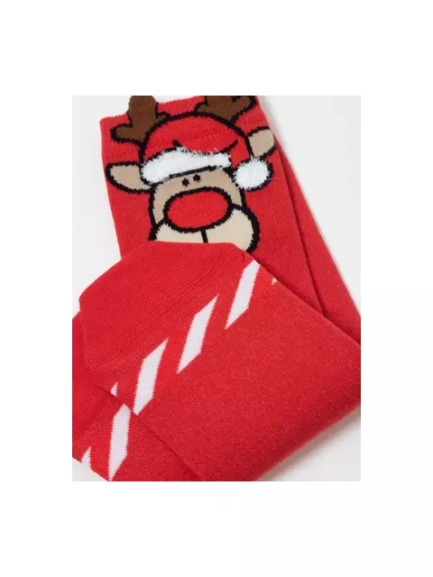 Носки женские новогодние conte new year 629 красный, 20С-34СП, 36-39 (23-25), CONTE ELEGANT,  - 6