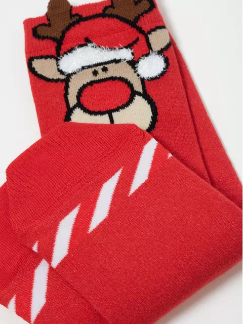 Мужские новогодние носки diwari new year 629 красный, 19С-90СП, 42-45 (27-29), DIWARI,  - 7